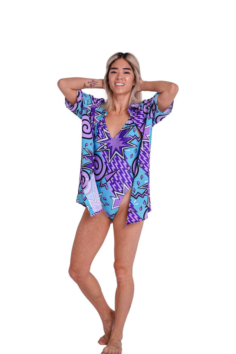 Fresh Prince Onepiece Swim Suit, Main, color, Multi