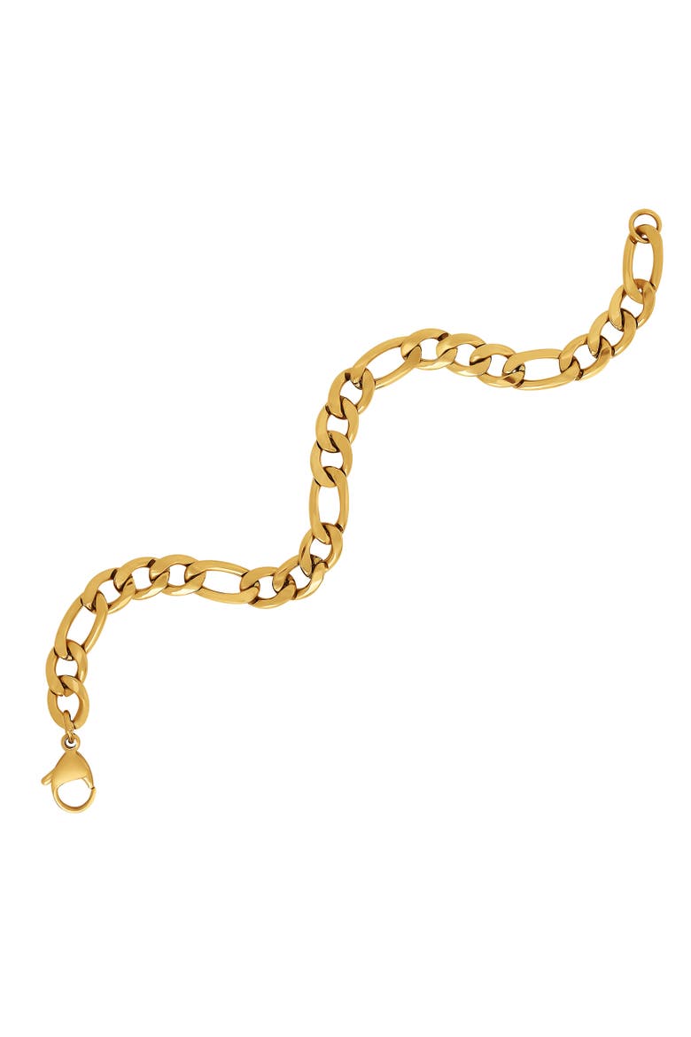 Figaro Chain Bracelet, 8.5'' Chain, Alternate, color, Gold