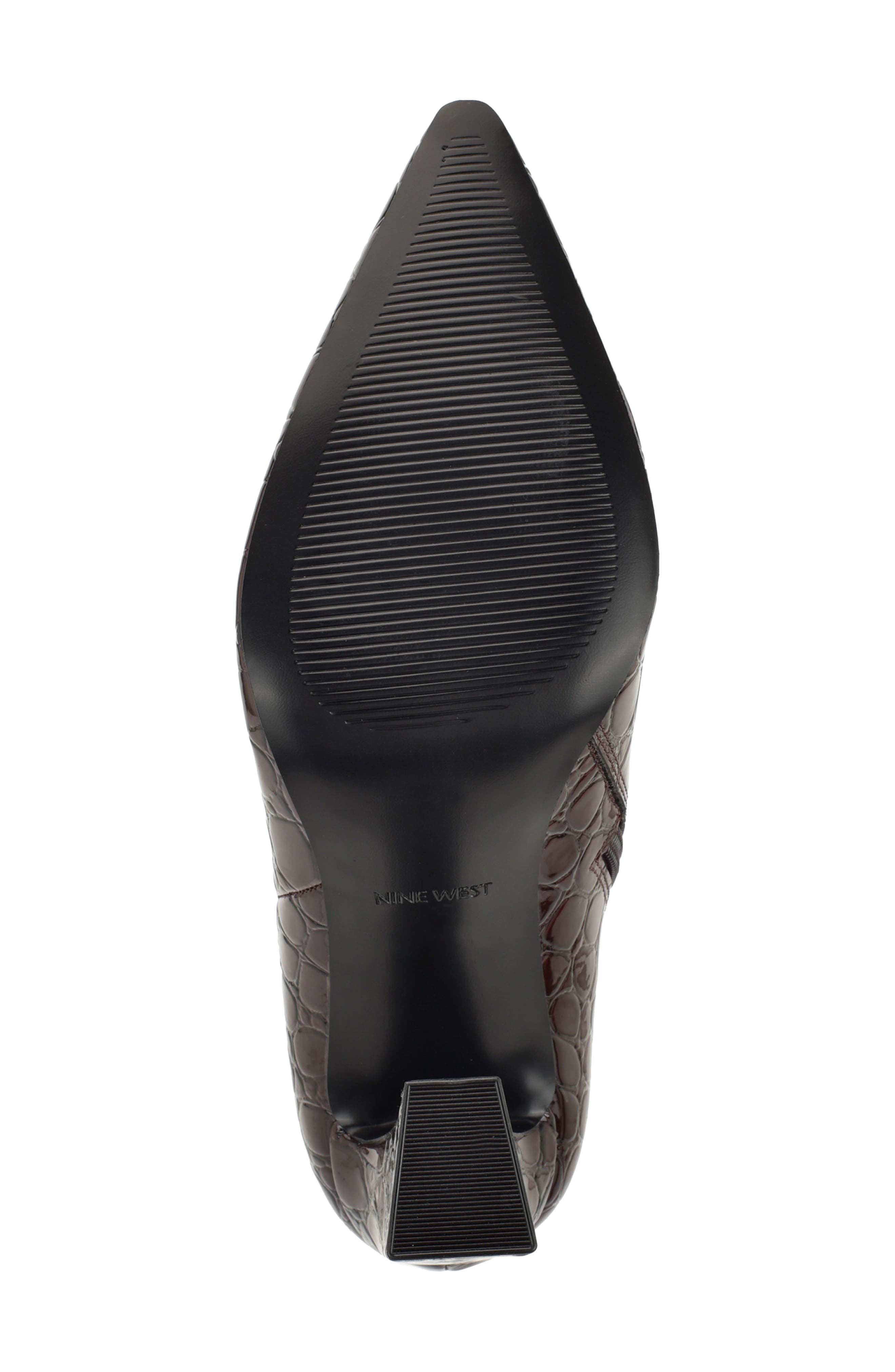 Todaye Bootie, Alternate, color, DARK RED