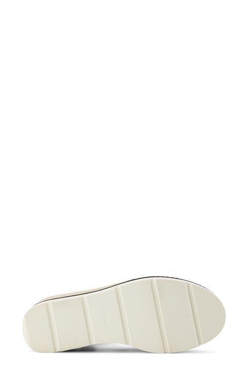 Shop Toms Darya Platform Wedge Sandal In Black
