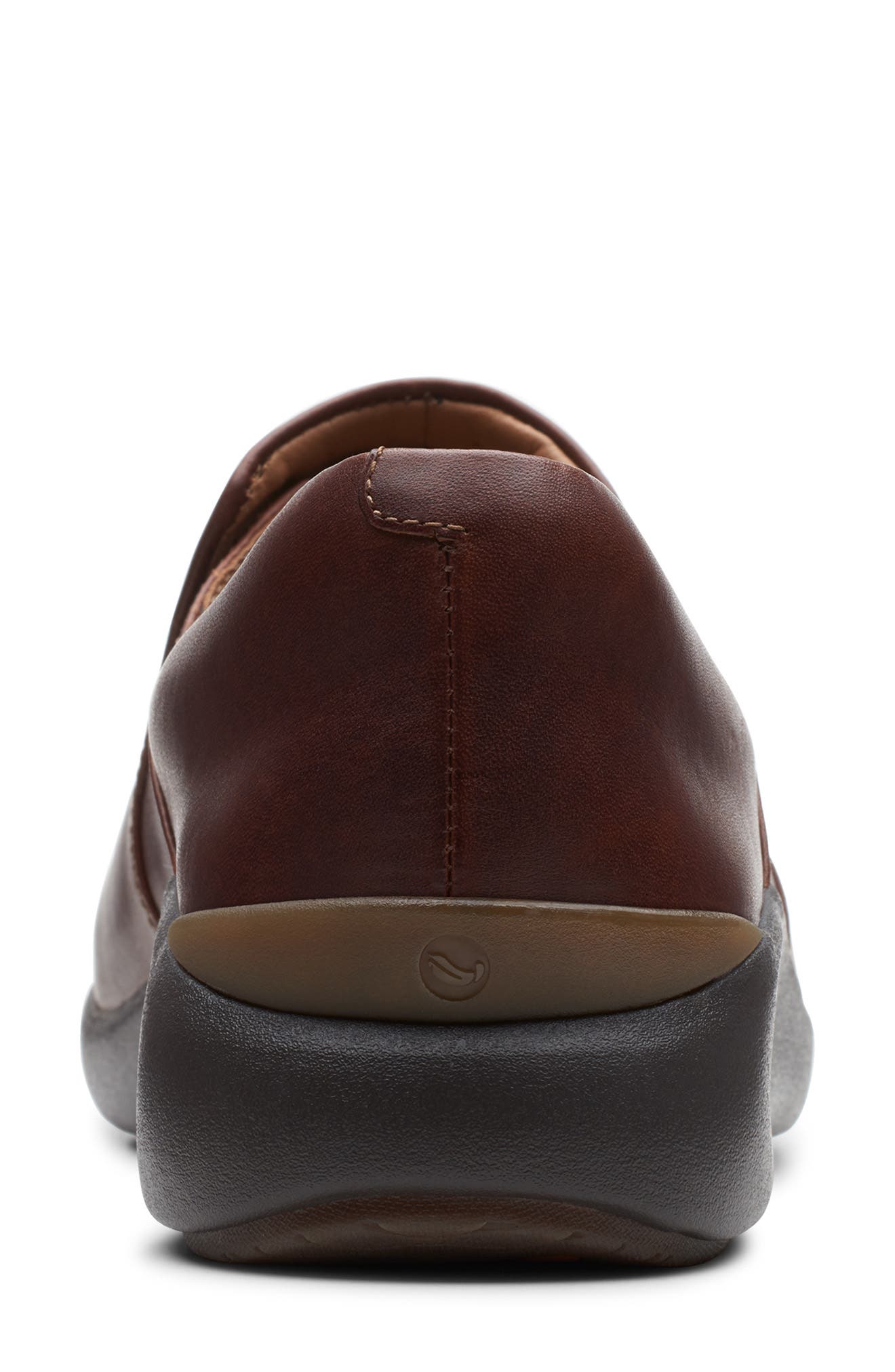 Un Loop 2 Slip-On Flat, Alternate, color, DARK TAN LEATHER