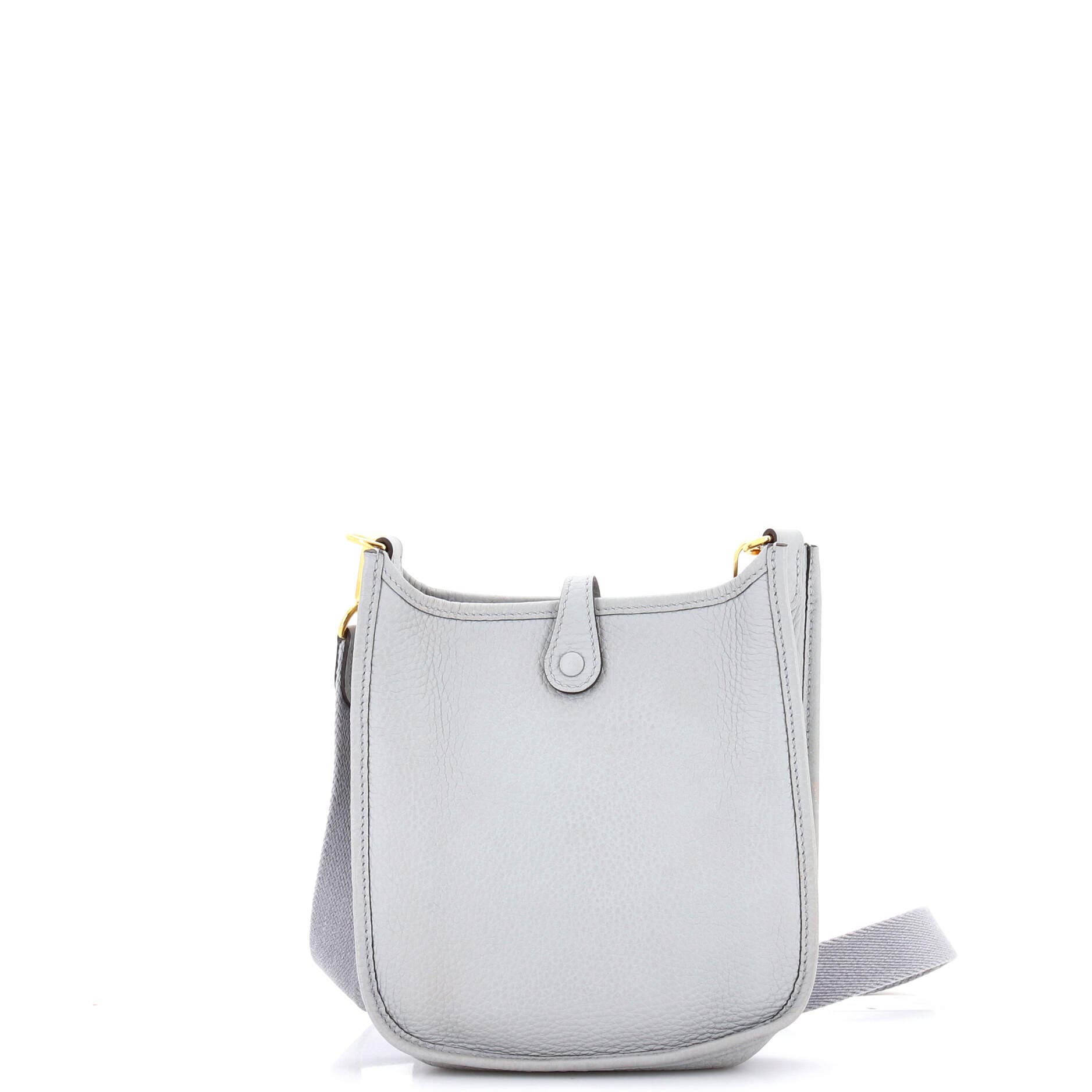 Pre-Owned Hermes Evelyne Bag Gen III Clemence TPM, Alternate, color, Bleu Glacier