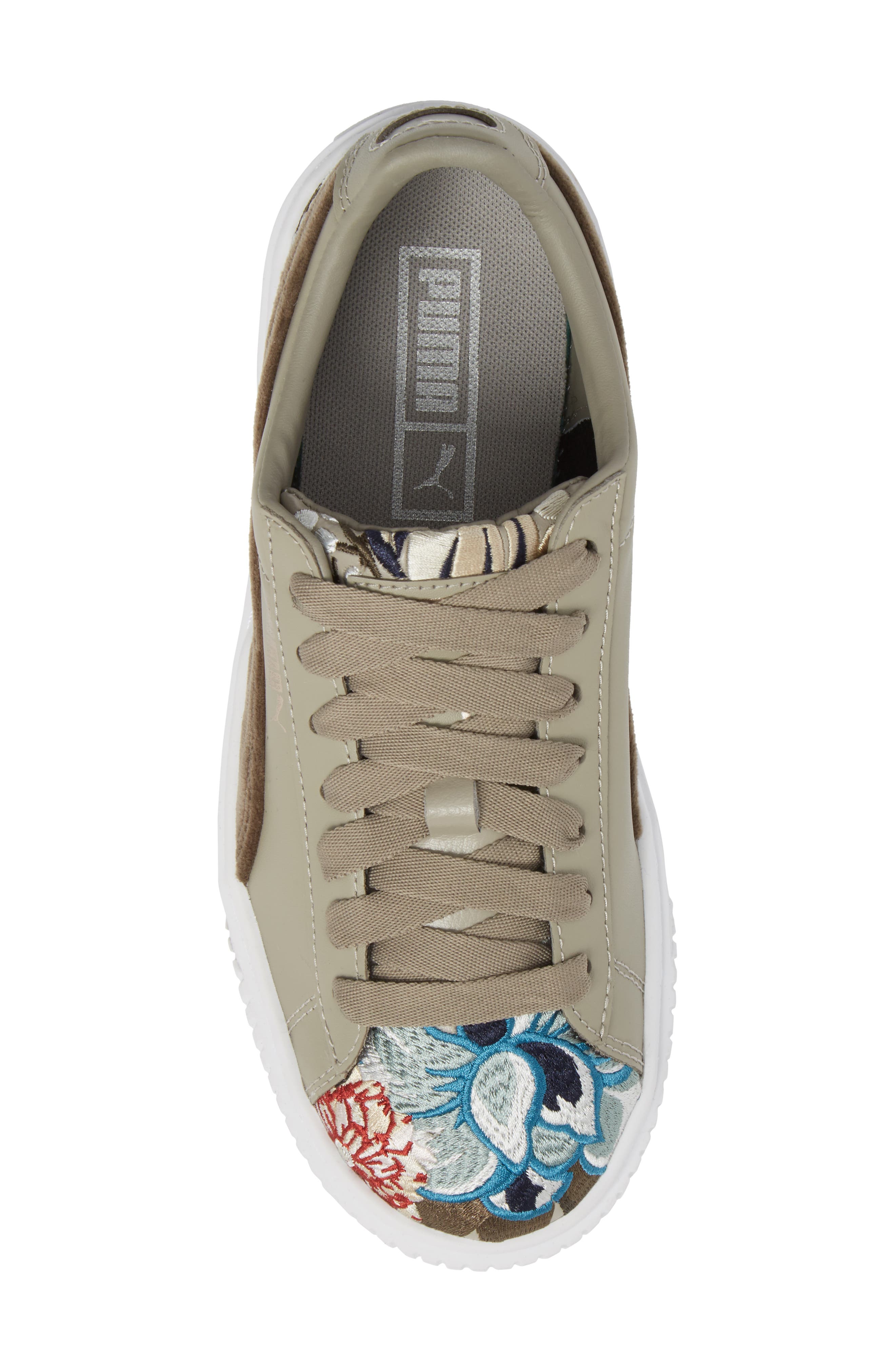 PUMA Platform Hyper Embroidered Sneaker, Alternate, color, 