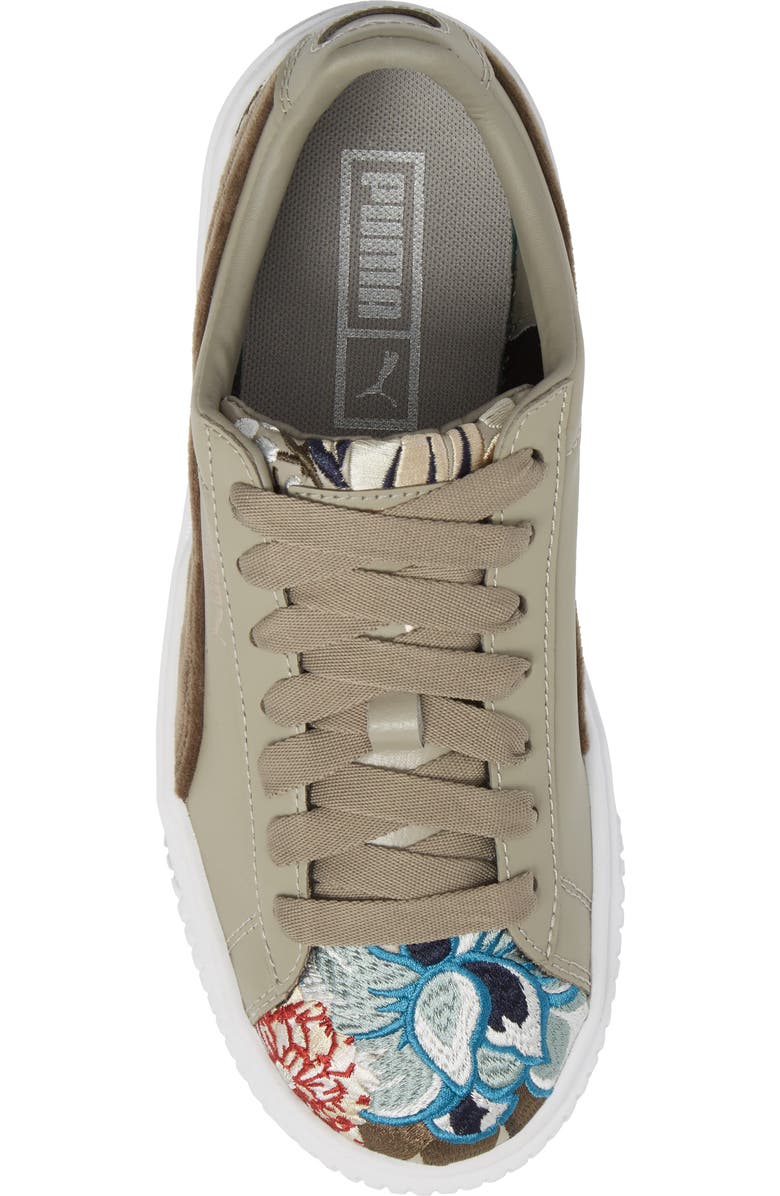 PUMA Platform Hyper Embroidered Sneaker, Alternate, color,
