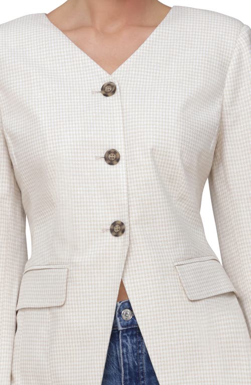 BAGATELLE BAGATELLE V-NECK LONGLINE BLAZER