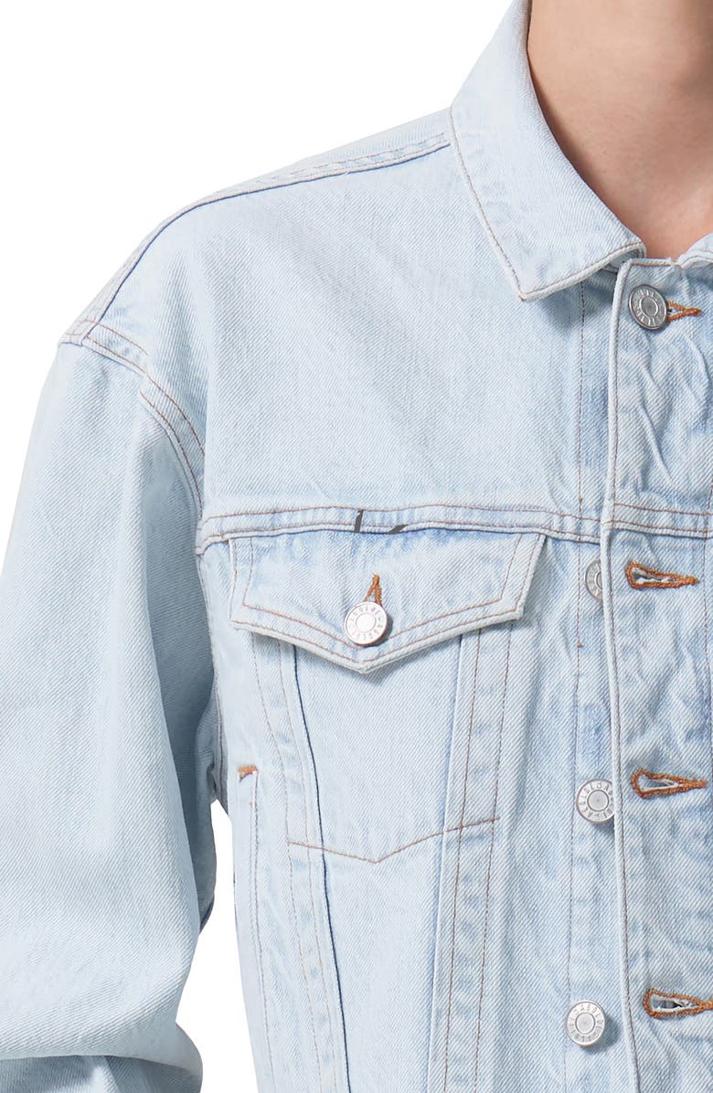 AGOLDE Charli Shrunken Crop Organic Cotton Denim Jacket, Alternate, color, 