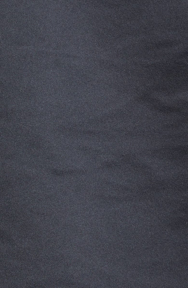 Comme des Garçons Comme des Garçons Ruffle Hem Satin Bomber Jacket, Alternate, color, Black