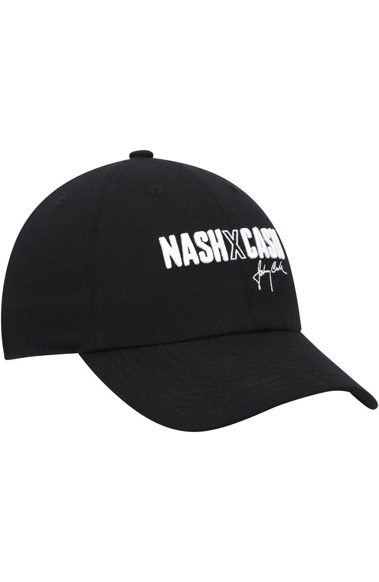 Mitchell & Ness Men's Mitchell & Ness Black Nashville SC x Johnny Cash Adjustable Dad Hat, Alternate, color,