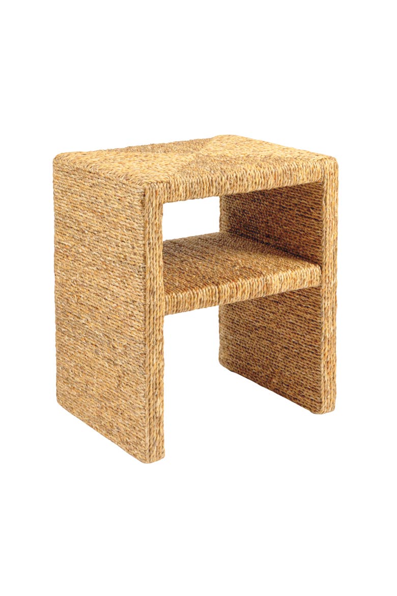 Woven End Table, Main, color, Natural