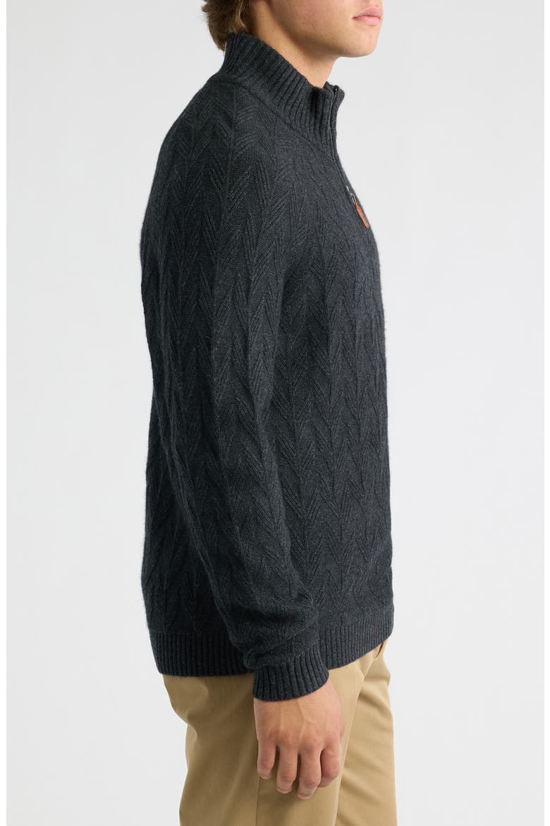 Cabana Canyon Wool & Cashmere Sweater, Alternate, color, CHARCOAL