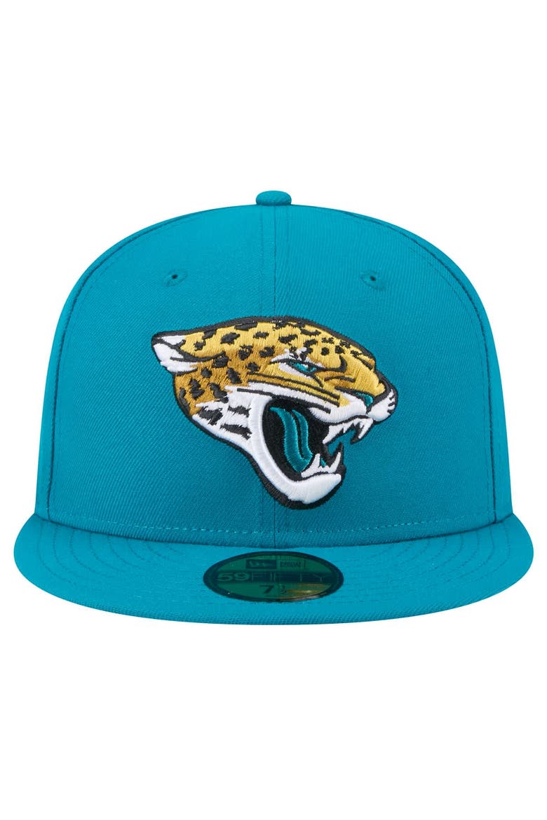 Men's New Era Teal Jacksonville Jaguars  Main 59FIFTY Fitted Hat, Alternate, color, Teal