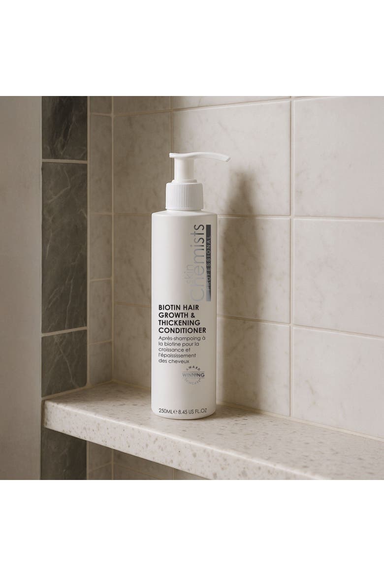 Biotin Hair Growth & Thickening Conditioner 250ml 50ml for Anti-Aging, Brightening, Alternate, color, White