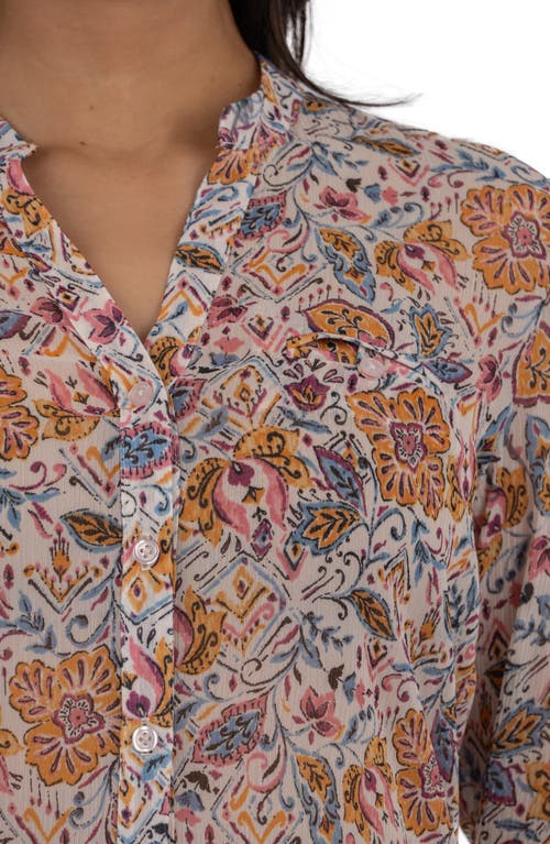 Kut From The Kloth Jasmine Chiffon Button-up Shirt