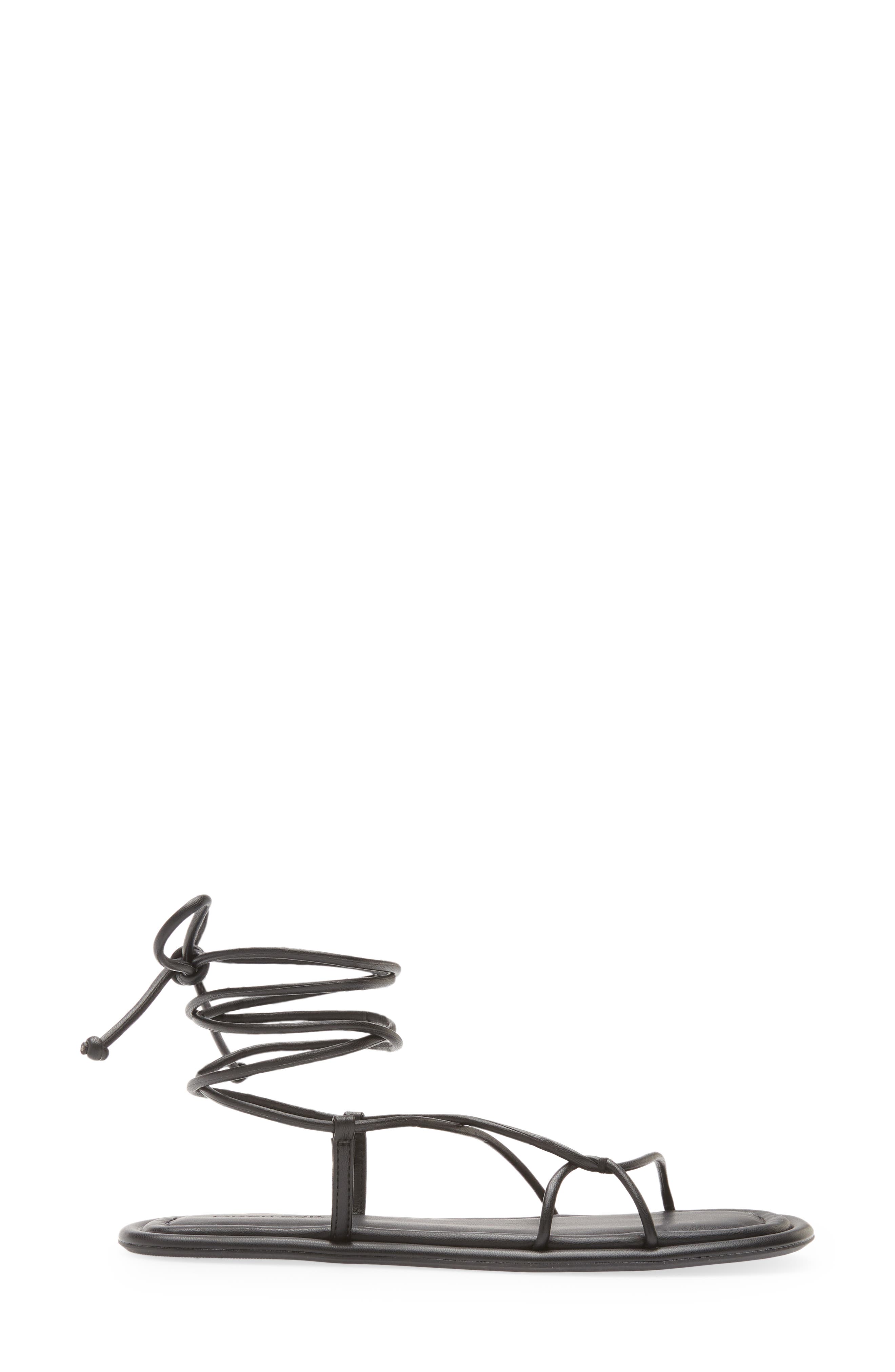 Open Edit Tracee Ankle Tie Sandal, Alternate, color, 