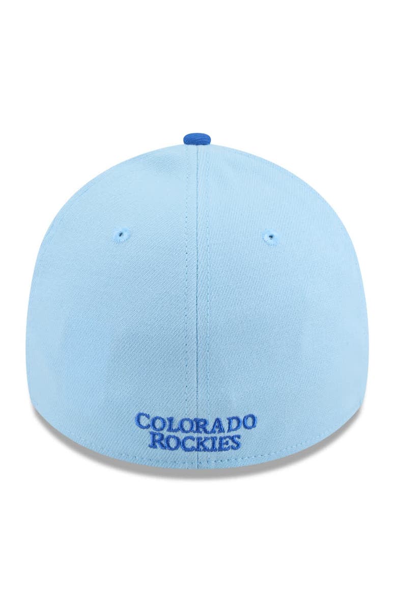 New Era Men's New Era Light Blue/Blue Colorado Rockies 2025 Fourth of July 39THIRTY Flex Hat, Alternate, color, Light Blue