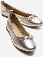 Forever & Always Shoes Florence Leather Ballerina Flats