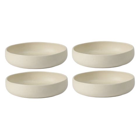 Corsica Clay 4 Piece Meal, Dinner, Pasta Bowl Set