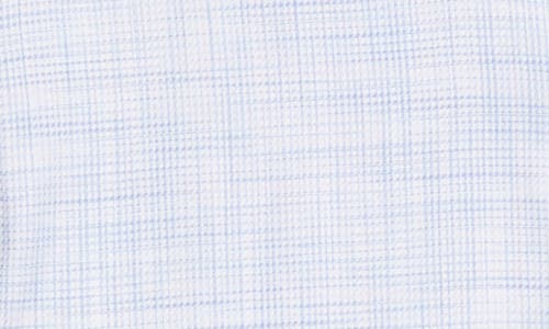 Johnston & Murphy Cross Hatch Cotton Dobby Button-up Shirt In Pink/blue