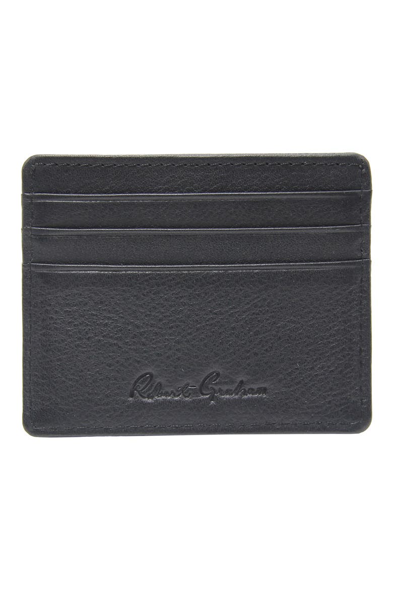 Anne Two-Tone Card Case, Alternate, color, BLACK/ NAVY