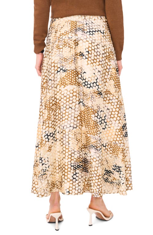 Halogen ® Elastic Waist Full Skirt In Brown