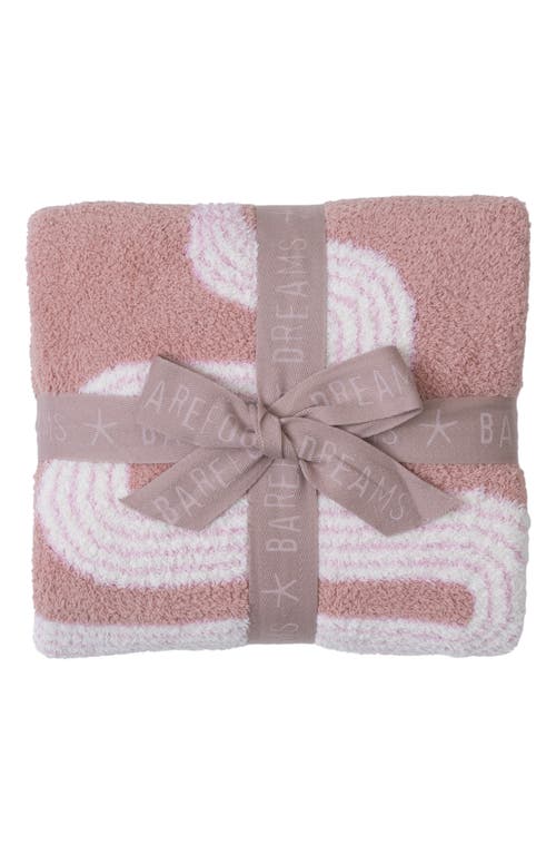 Barefoot Dreams Snake Jacquard Cozychic® Stroller Blanket In Dusty Coral Multi