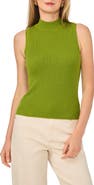 1.STATE Ribbed Mock Neck Sweater Tank