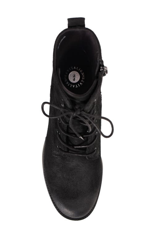 Revitalign Stratton Lace-up Boot In Black