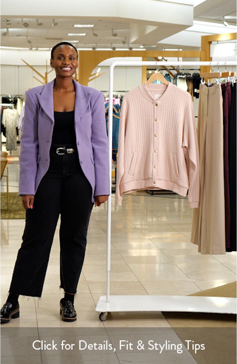 Quilted Cotton Bomber Jacket, sales video thumbnail