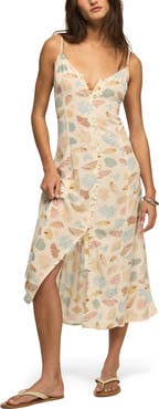 Lucky Brand Conversational Simone Floral Print Slipdress