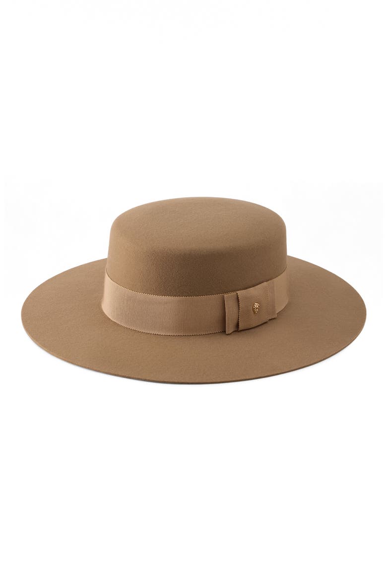 Suite Wool Boater Hat, Main, color, OAK