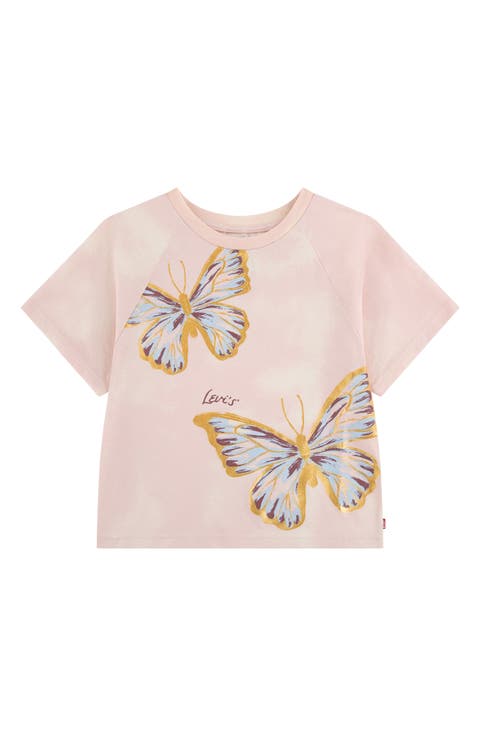 Kids' Raglan Oversized Short Sleeve Top (Little Kid)