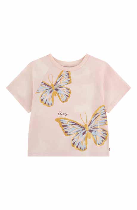 Levi's Kids' Raglan Oversized Short Sleeve Top