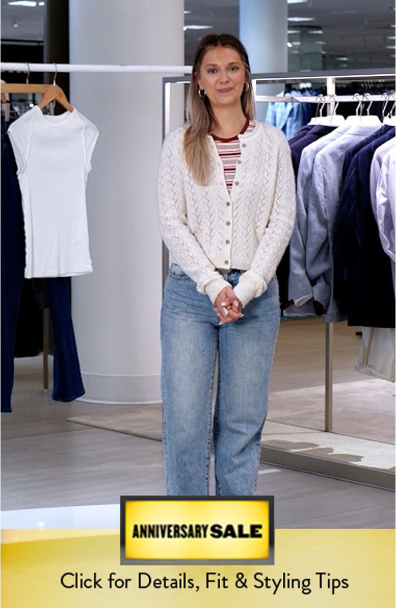Nep Pointelle Cardigan