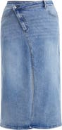 Bayeas Front Slit Denim Skirt