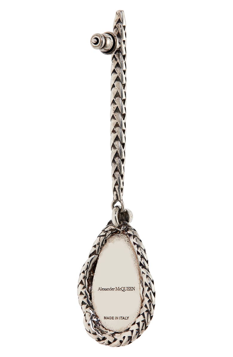 McQueen Alexander McQueen Imitation Pearl Drop Earrings, Alternate, color,