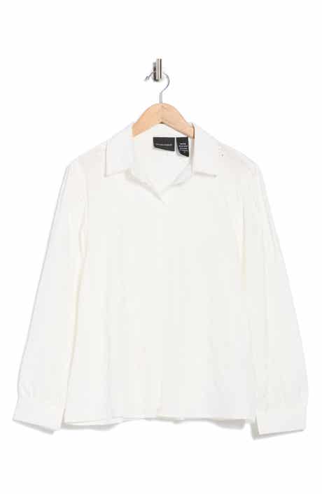 Forgotten Grace Eyelet Button-Up Shirt