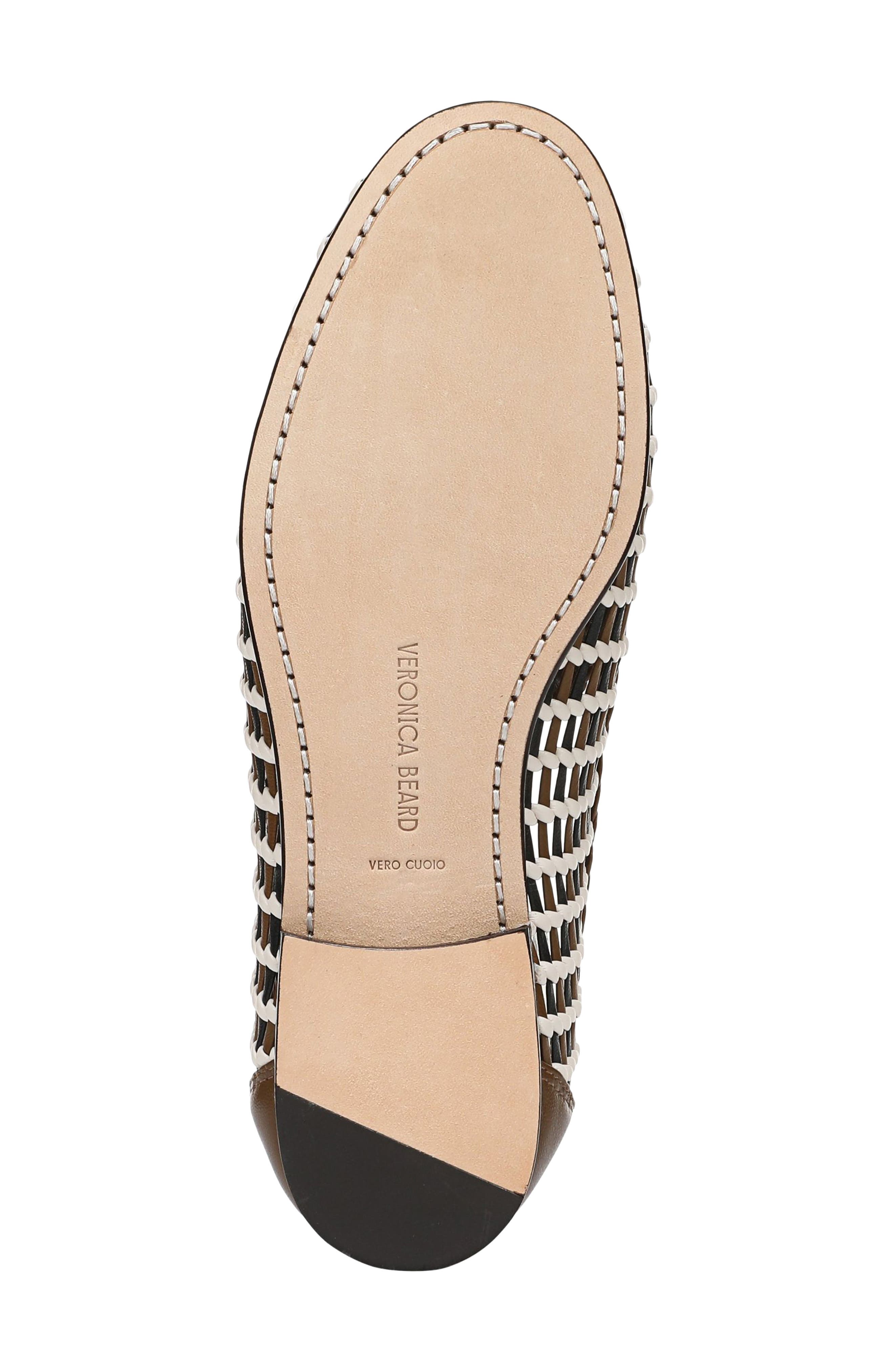 Veronica Beard Prilla Woven Loafer, Alternate, color, Brown Multi