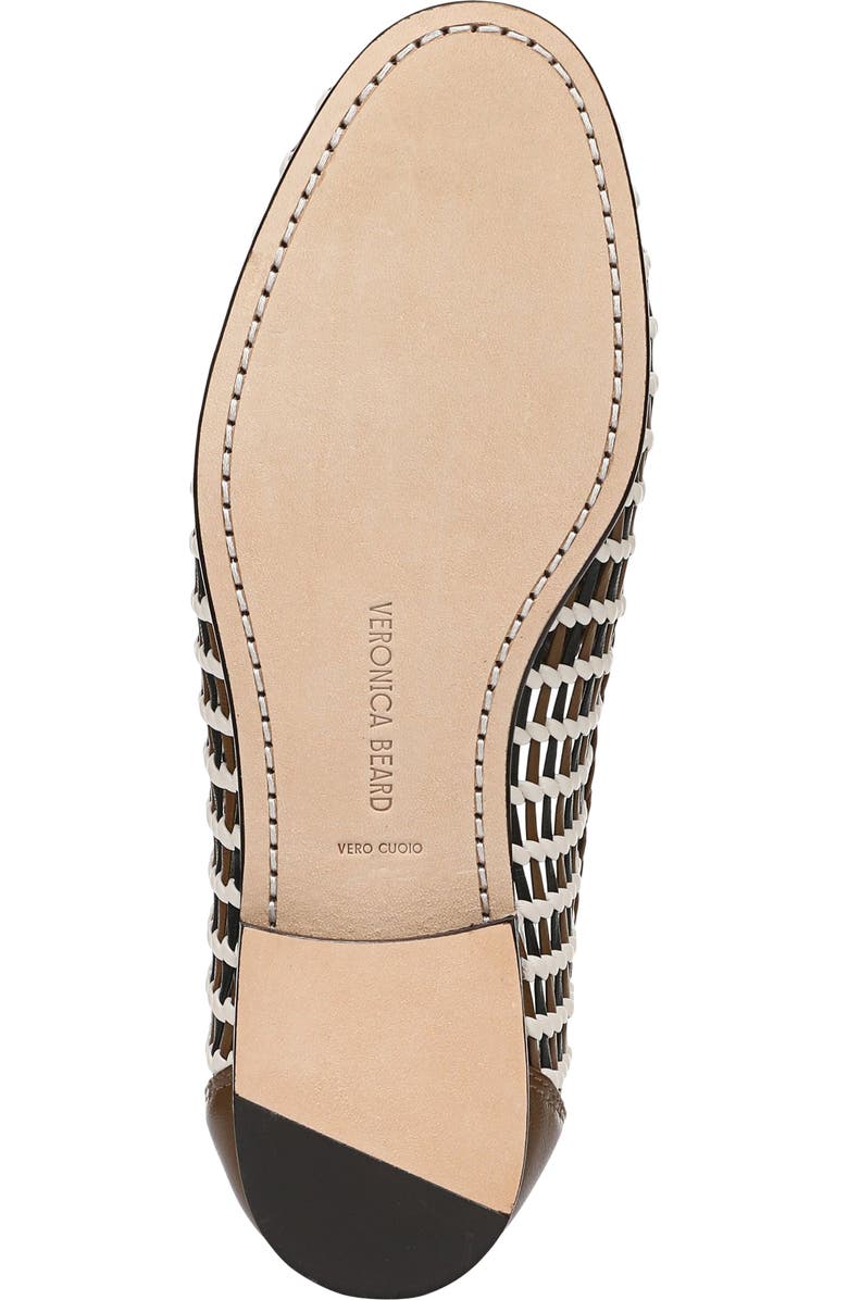 Veronica Beard Prilla Woven Loafer, Alternate, color, Brown Multi