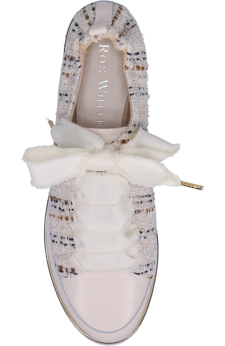 Ron White Tweed Boucle Novella Sneaker, Alternate, color, Fawn Multi