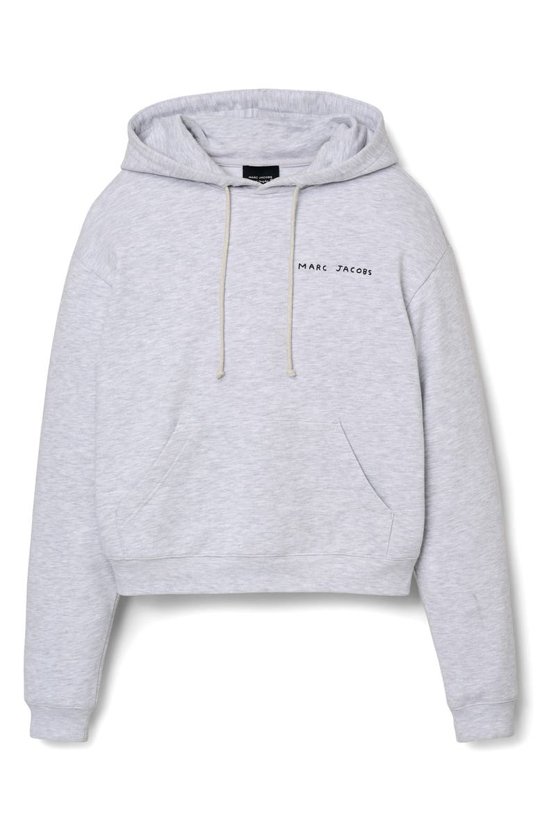 Marc Jacobs Joy Dot Graphic Hoodie, Alternate, color, Grey Multi