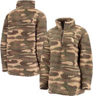 G-III SPORTS BY CARL BANKS Women's G-III Sports by Carl Banks Camo Seattle Kraken Sherpa Quarter-Zip Jacket