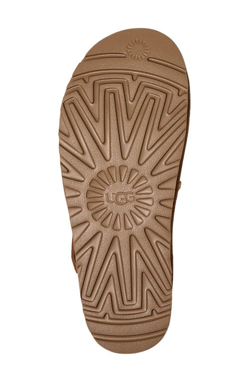 Ugg(r) Goldenstar Platform Sandal In Chestnut