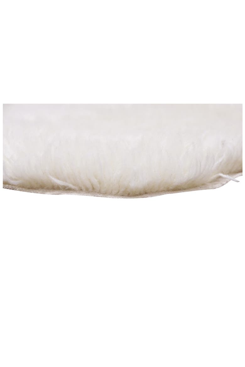 Woolly Woolable Washable Wool Rug, Alternate, color, WHITE