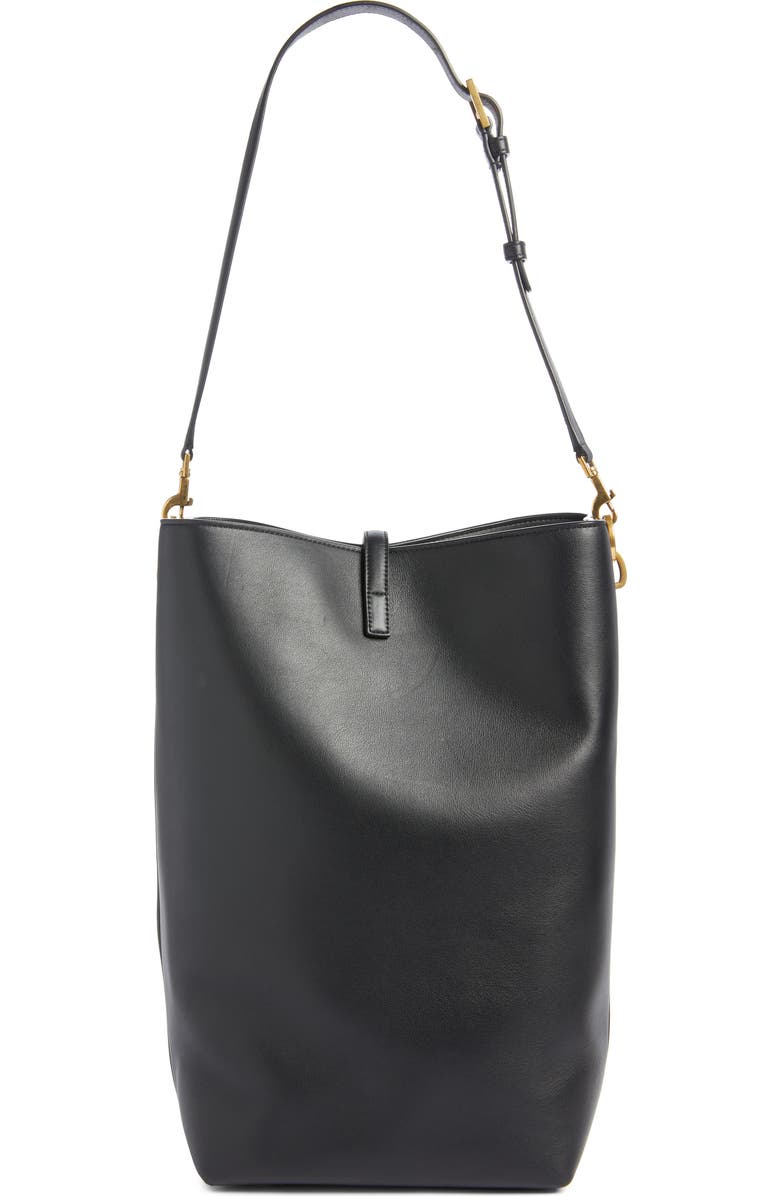Saint Laurent Le 37 Long Leather Bucket Bag, Alternate, color,