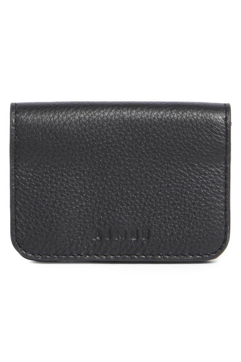 Essentials Mira Bifold Card Case, Alternate, color, BLACK