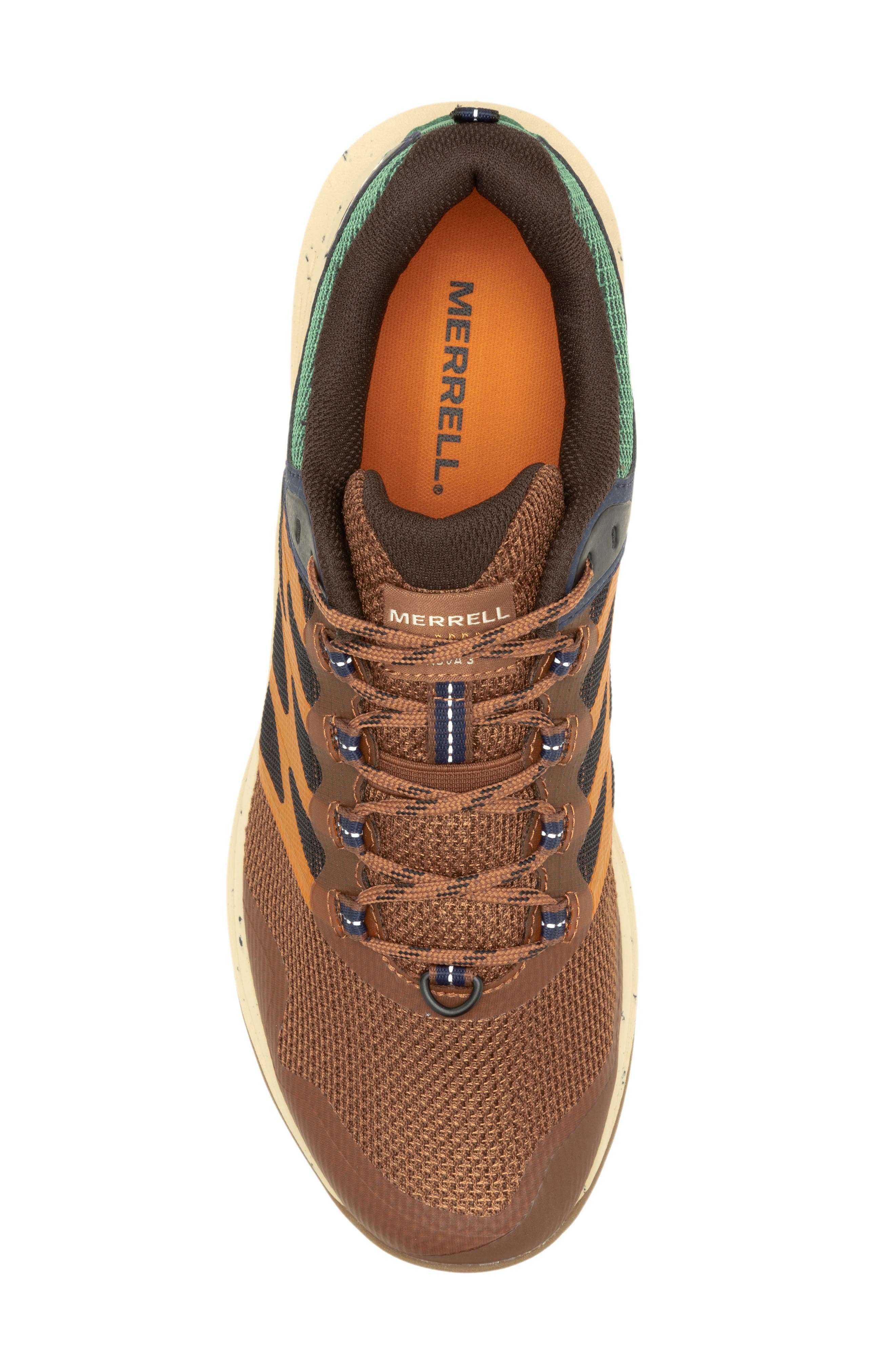 Nova 3 Trail Sneaker, Alternate, color, NUTSHELL/ PAPAYA