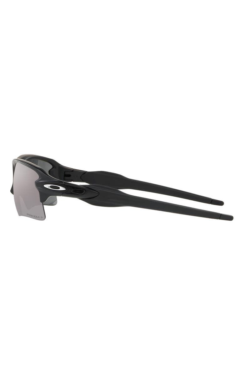 Oakley Flak<sup>®</sup> 2.0 XL 59mm Polarized Rectangular Sunglasses, Alternate, color, Black
