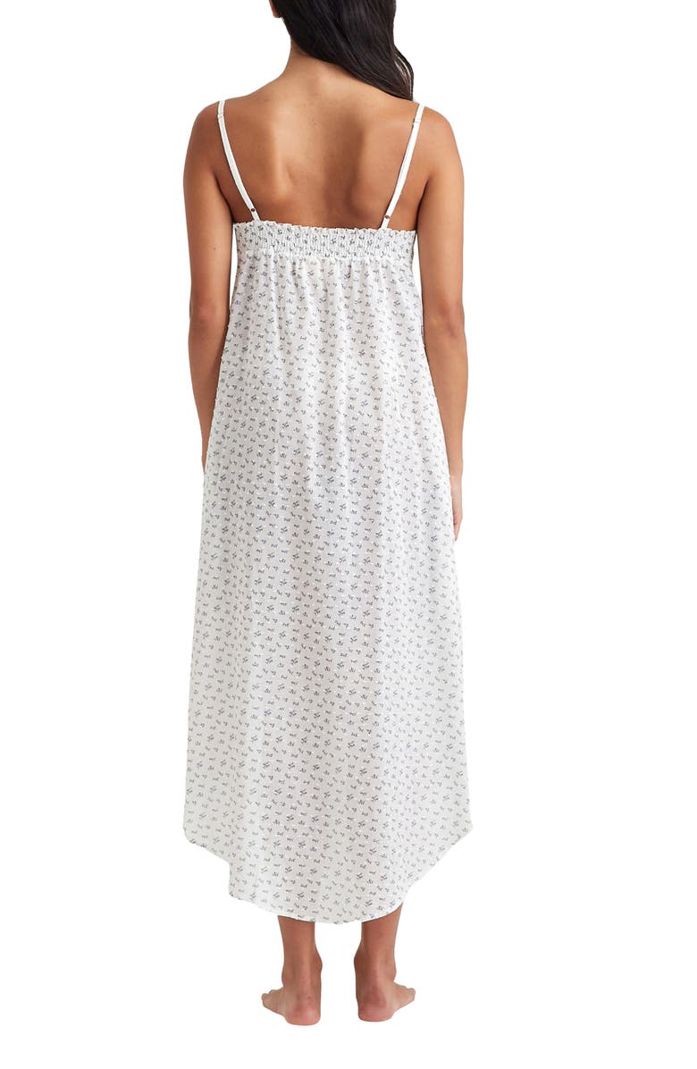 Papinelle Swiss Dot Lace Trim Nightgown, Alternate, color,