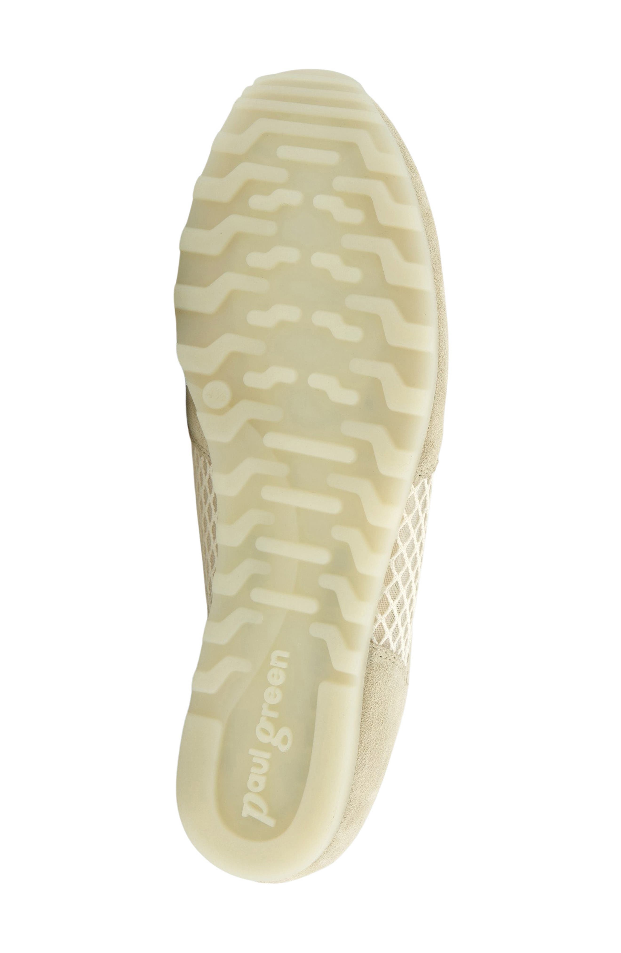 Paul Green Dario Mesh Cutout Sneaker, Alternate, color, Biscuit Cream Mesh Combo