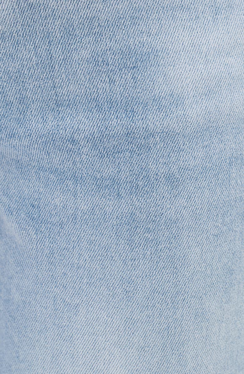 Bayeas High Waist Straight Leg Jeans, Alternate, color, Light Blue